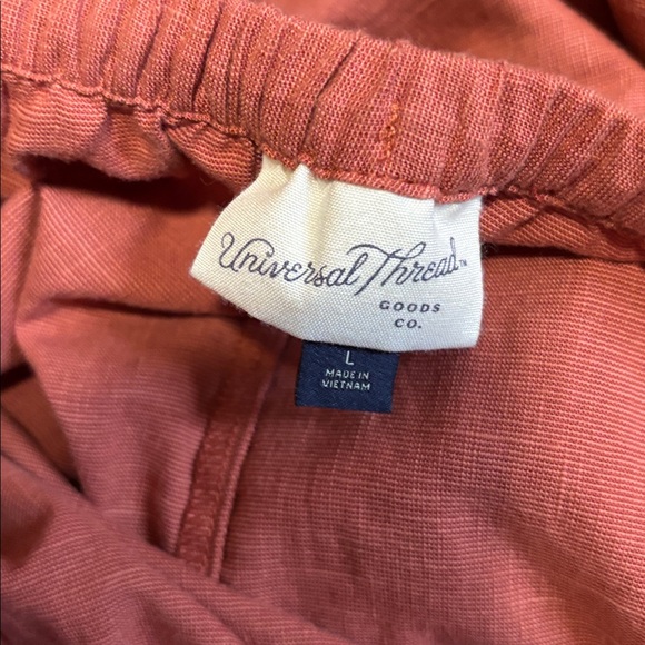 Rust Drawstring Skirt - Picture 4 of 5